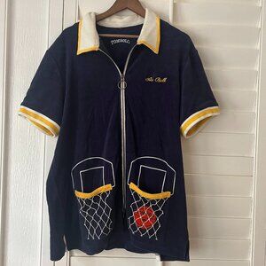 Tombolo 'Air Ball' Basketball Cabana Terry Cloth Shirt